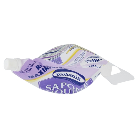 milmil Sapone Liquido Talco & Iris Ricarica Universale Ecologica 2 Litri